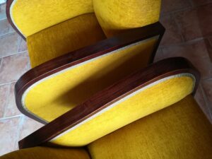 fauteuil art déco restauré intégralement