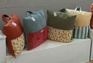 créations coussin de lecture